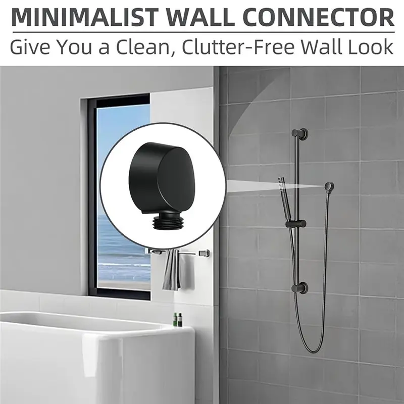 AEE6-A725 Handheld Shower Wall Connector Drop Ell Replacement Part For Moen, Round Drop Ell Handheld Shower Wall Connector