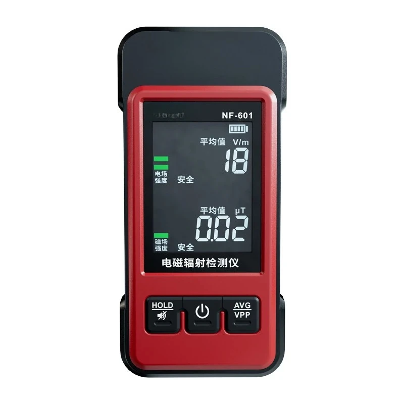 NF-601 Handheld Electromagnetic Radiation Detector Test Real-time Detection of Electric Field Strength Magnetic Field Strength