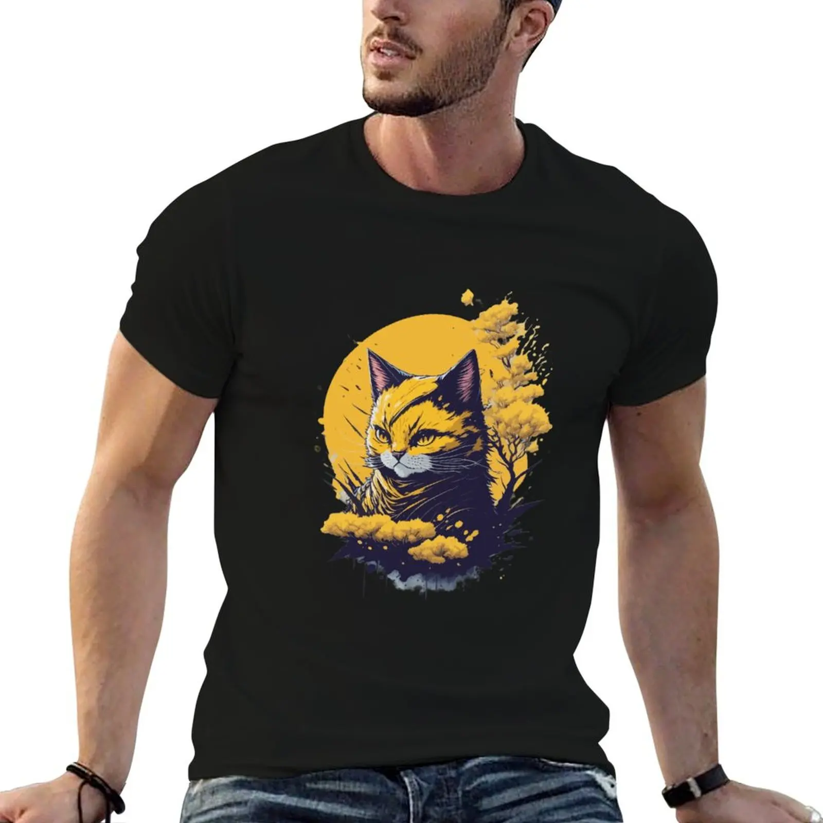 

2 shirt casual t Ultimate cotton Shinobi T-Shirt Cat man t shirt pack Warrior: