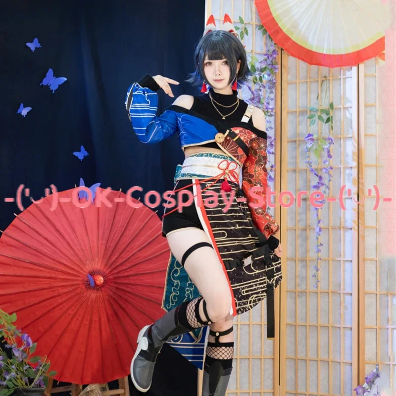 

Shiraishi An Dress Game Project Sekai Cosplay Costume Women Party Suits Halloween Carnival Uniforms Anime Clothing Custom Made