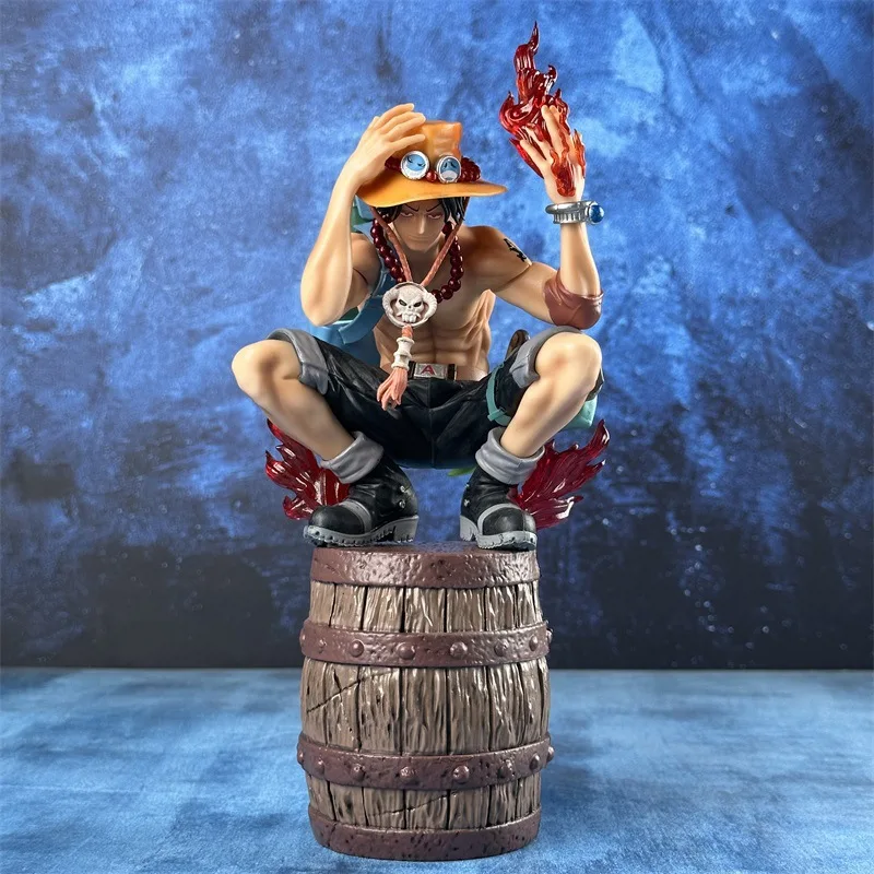 

Фигурка аниме One Piece Портгас Д. Эйс, 33 см, версия KING OF ARTIST SPECIAL, модель в позе приседания, игрушка-кукла, экшн-фигурка со сменными лицом и руками