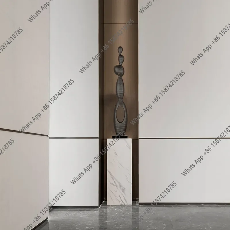 A65 Art Sculpture Entrance Entrance Slender Vertical High Ornament Living Room Niche TV Cabinet High-end Floor Soft Decoration