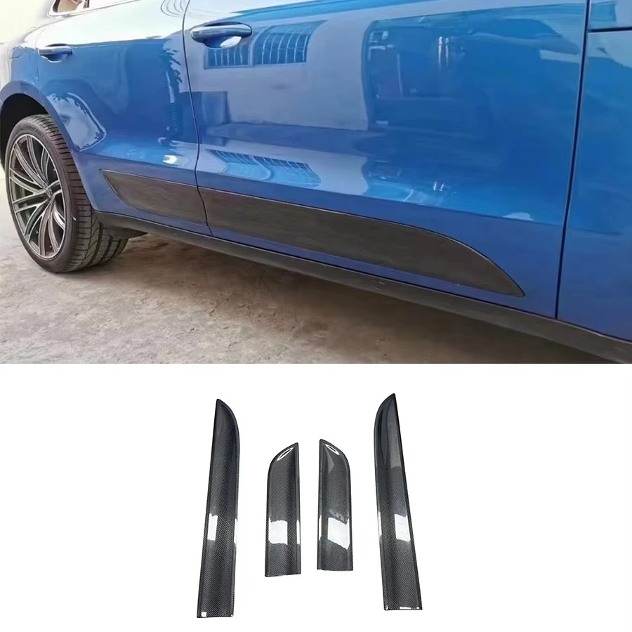 

Carbon Fiber Side Door Trim 2014-2020 for MACAN Bodykit Side Skirt Extension Decoration Sticker Panel