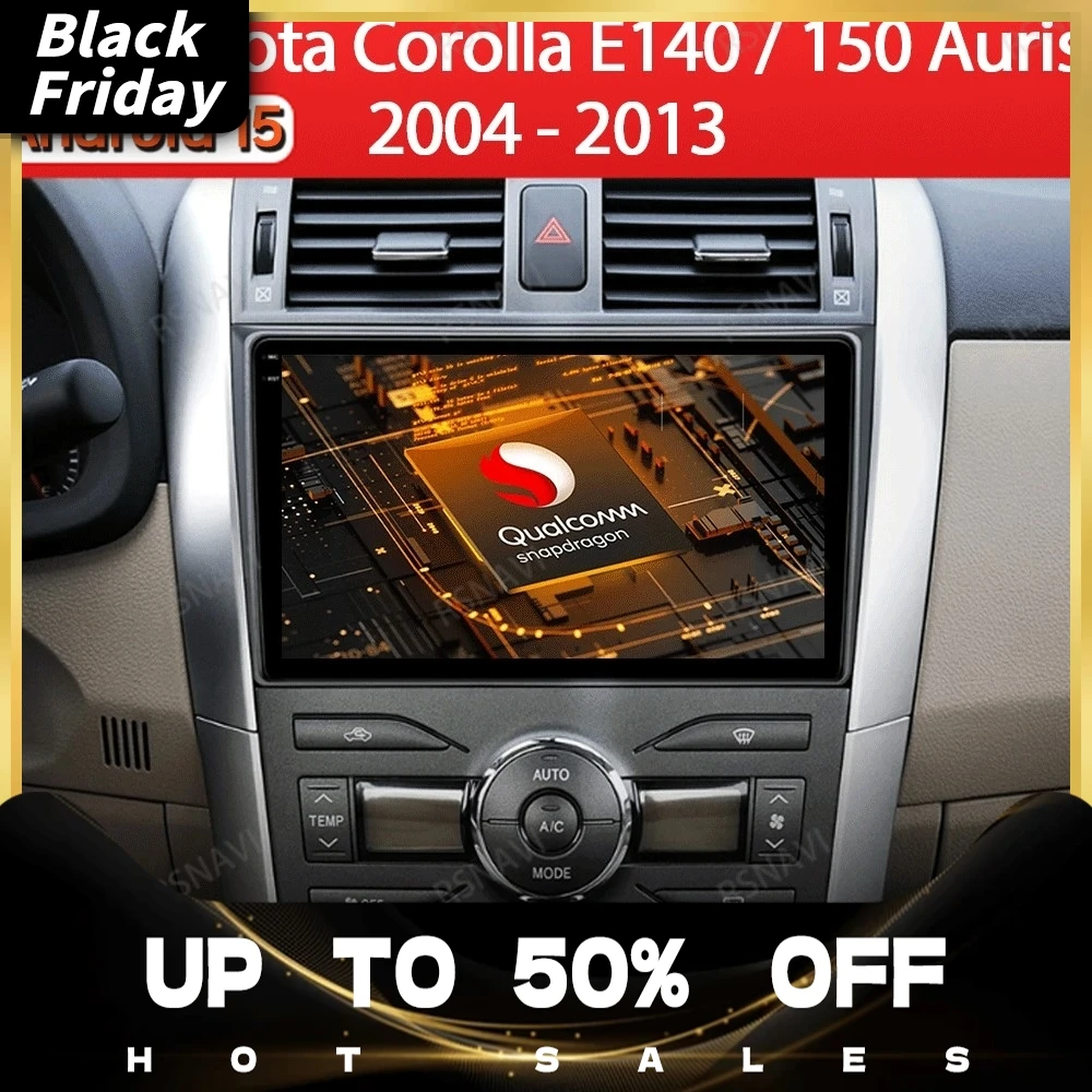 

Android 15 Car Radio For Toyota Auris E150 2006 2007 2008 2009 2010 2011 2012 Multimedia Stereo Player Wireless Auto Carplay DVD