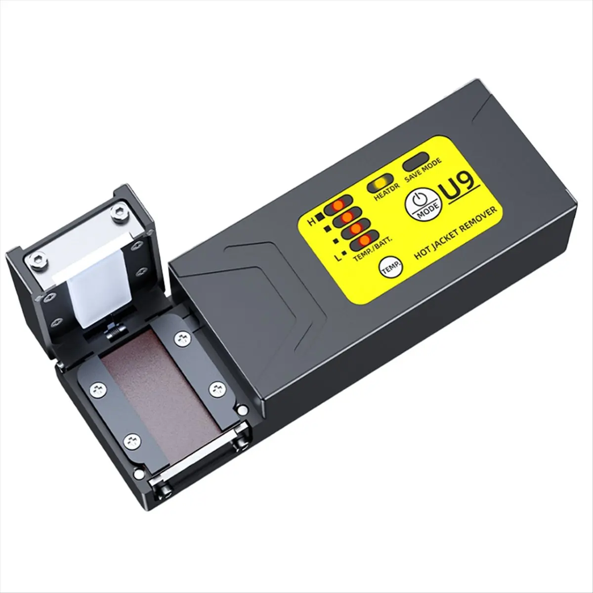 DTD2180-HOT-U9 Fiber Thermal Stripper Efficient Heated Wire Stripping Tool for Ribbon Fiber Includes Lithium Battery Fusion Tool