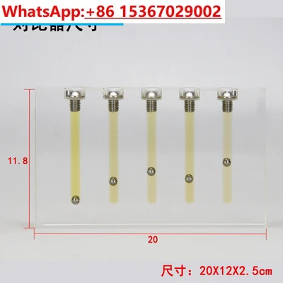 Automobile Oil Quality Comparator Comparator Gearbox Oil Viscosity Tester Demonstration Stand Test Tool Glass