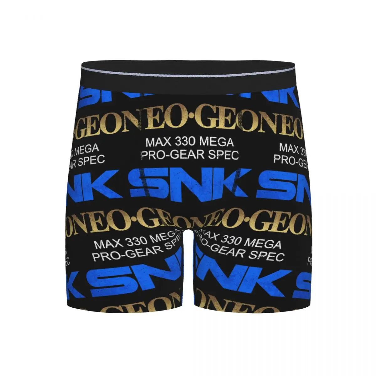 

Длинные трусы-боксеры, шорты Neo Geo Pro Gear Spec, золотые трусы в стиле ретро, мужское нижнее белье для Homme, мужской подарок бойфренду