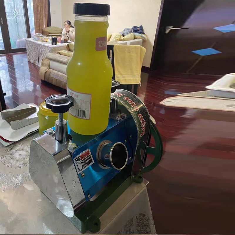 Ручная соковыжималка для сахарного тростника Коммерческая соковыжималка для сахарного тростника Соковыжималка из нержавеющей стали
