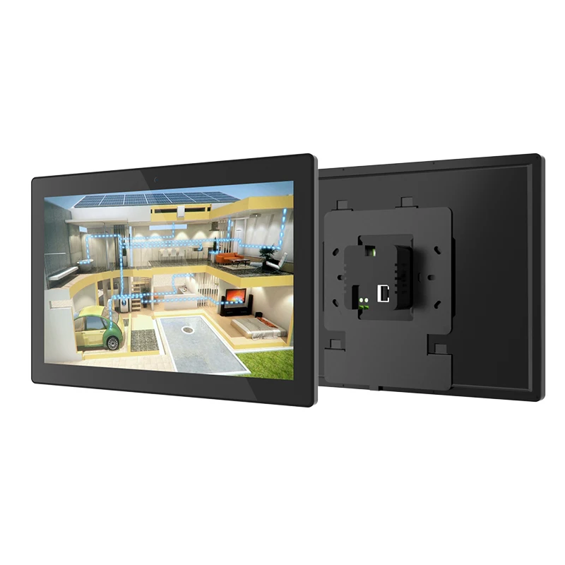 New Smart Home Industrial 10.1 Inch IPS Rockchip Android 11 Tablet Wi-Fi Wall-Mounted RJ45 Type C 2GB Control Panel Display