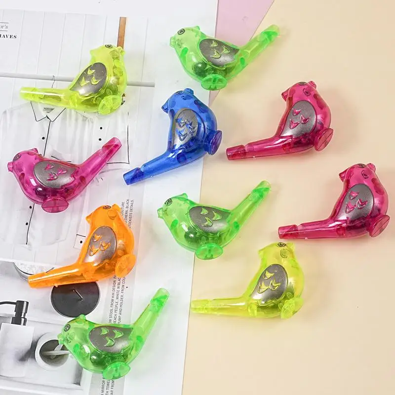 10 PCS Random Color Bird Whistle Outdoor Sports Drawing Funny Musical Toy Novelty Educational Novelty Musical Toy Children Toy