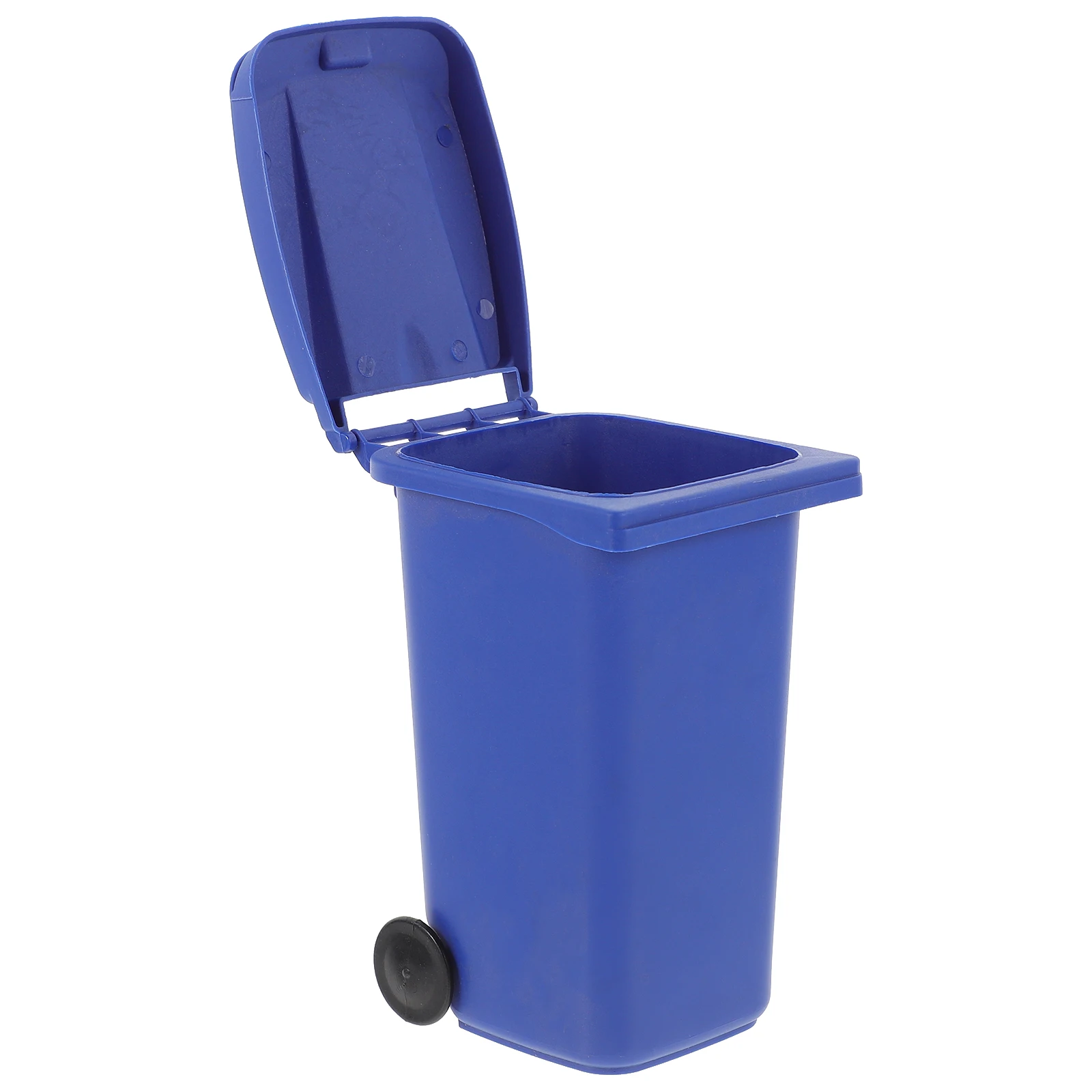 

Desktop Plastic Trash Can Bin Small Waste Stainless Garbage Storage Barrel Cans for under with Lid