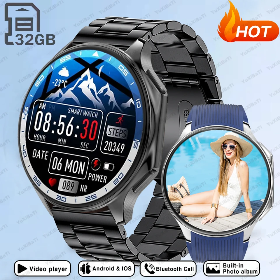 For OPPO Smart Watch Men 1.43 AMOLED 466*466 Audio and video playback Smartwatch 3D surround vision IP68 Waterproof Sport Watch