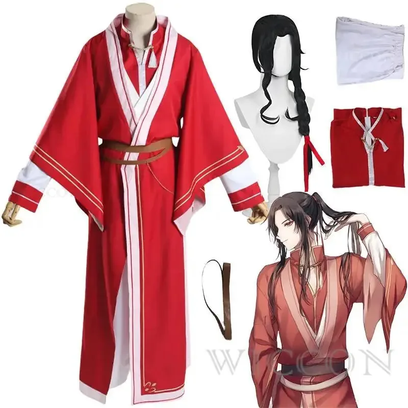 

aaa12 3Anime Tian Guan Ci Fu Hua Cheng Косплей Костюм Han Fu Парик Костюм Сан Ланг Детская Одежда Хэллоуин Карнавал Вечеринка Мужчины C