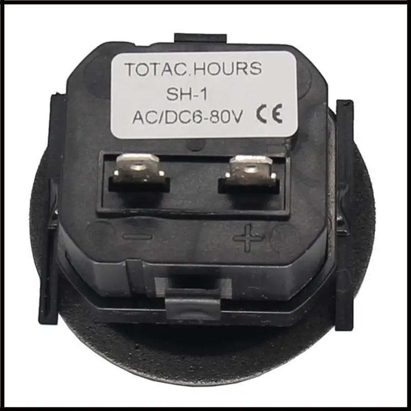 ل 6-80 فولت عداد مقياس ساعة ميكانيكية لدراجة نارية محرك البنزين للبنزين للديزل #4