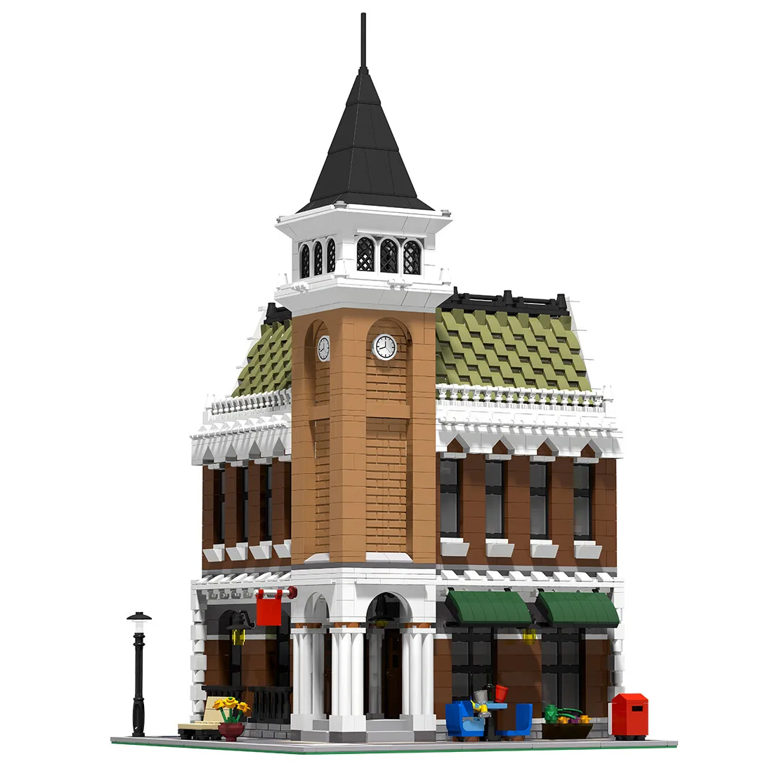 

Custom MOC-118705 Corner Pub (2851 Parts) Building Toys Set Gift for Christmas