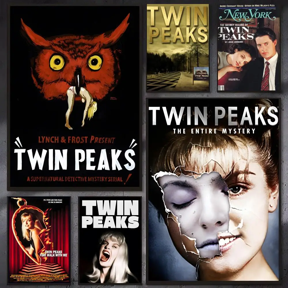 Mystery series Twin Peaks Poster Wall Ornament Home Decor Young Decor Fans