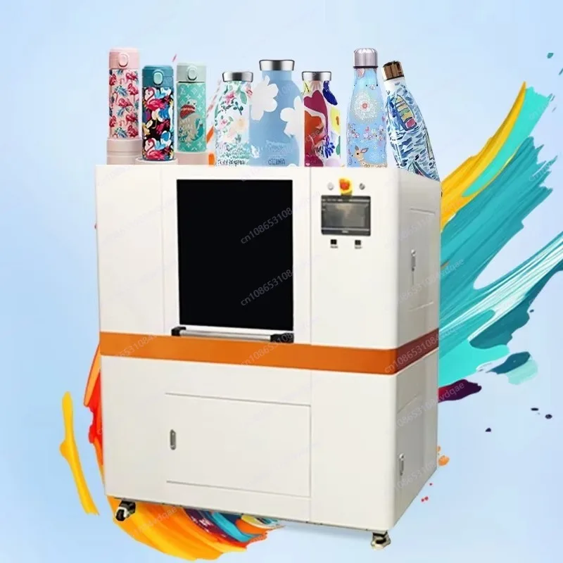 

Custom art bottle printing machine, plastic glass label UV printer