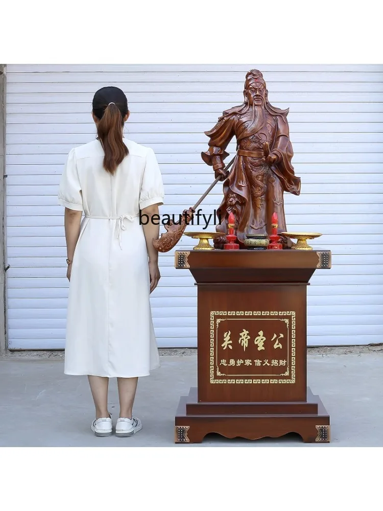 Zhongguan Gong God of War and Wealth Guan Gong Floor Ornaments Opening-up Housewarming Gifts Office Fortune Decoration