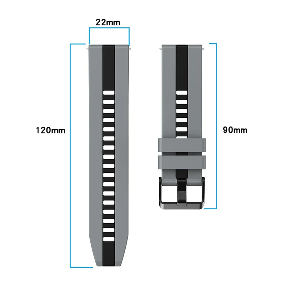 Silicone 20 22mm Sport Replace Strap for Garmin Venu 3 2 Plus Band Venu Sq 2/Forerunner 265 245 255 Music/Vivoactive4 5 Bracelet