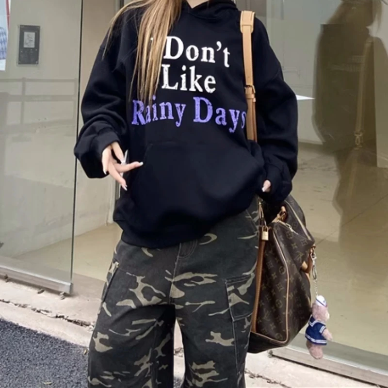 

Мужская толстовка с капюшоном большого размера, 300 Pou, повседневная уличная одежда, с принтом в виде молнии, утепленная, осенне-зимняя