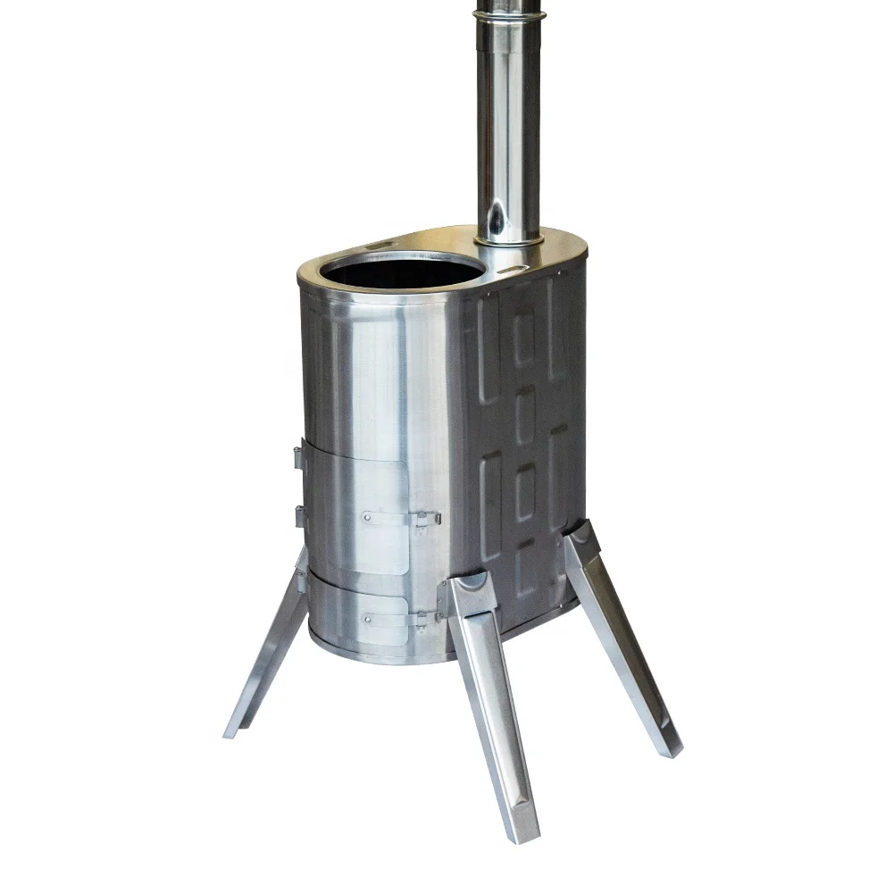 Wood Burning Rocket Stove Camping Tent Cooking Stove for Outdoor Travel
