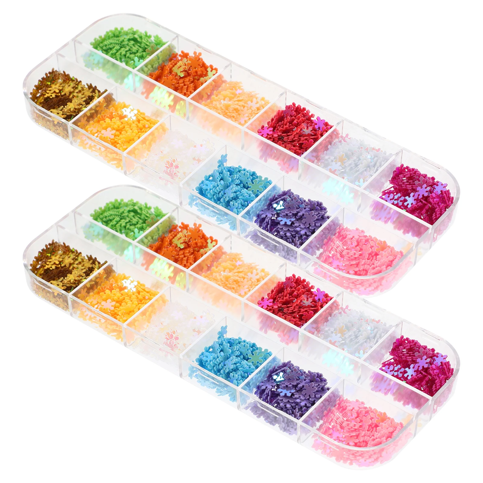 

Holographic Nail Glitter Sequins 12 Colors Art Accessories Manicure Paillette Decoration Durable Shining Design Professional Use