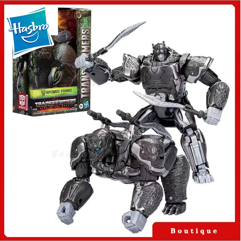 متوفر في المخزون لعبة هاسبرو ترانسفورمرز فيلم 7 صعود الوحوش ديلوكس ClassOptimus Primal Autobots شخصيات الحركة القابلة للجمع