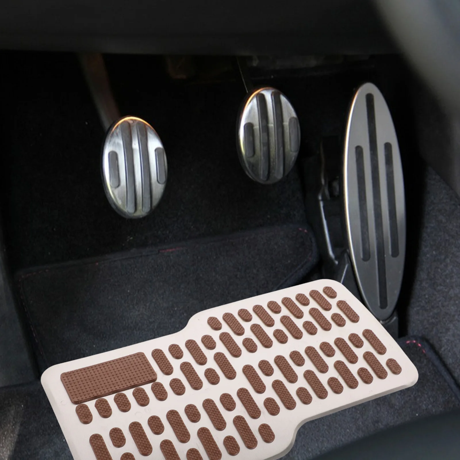 

Car Durable Brake Foot Pedal Pad Accelerator Pedal Cover Anti-Slip Car Accessory Upgrade Vehicle Driving