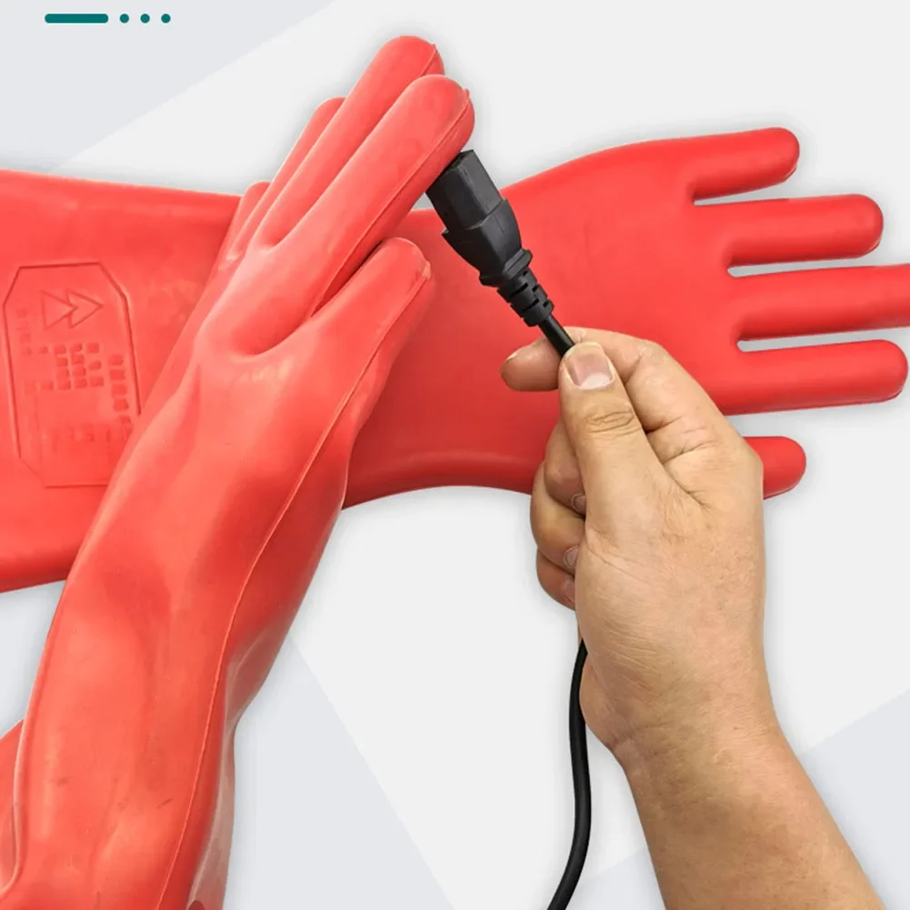 1 Pair 5KV Insulating Gloves Rubber Gloves Waterproof For Work With Live Wires Mechanical Operation Accessories