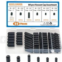 80/160/240 Uds tapa antipolvo de vacío Kit de cubierta de manguera de carburador de coche combinación de cubierta de vacío accesorios para automóviles