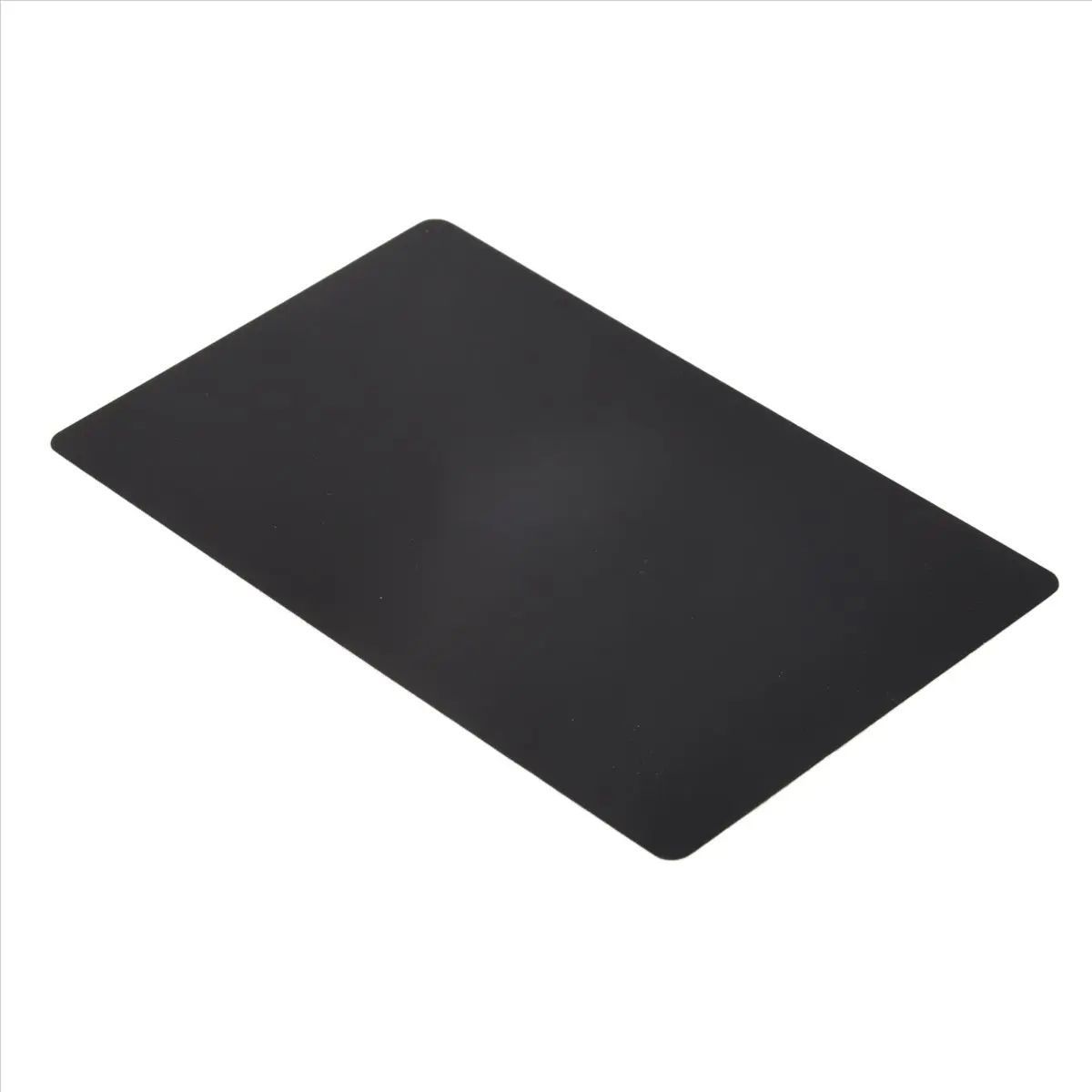 Super Sale 100Pcs Black Aluminum Alloy Card Engraving Metal Business Access Business Card Blank 0.22Mm Thickness