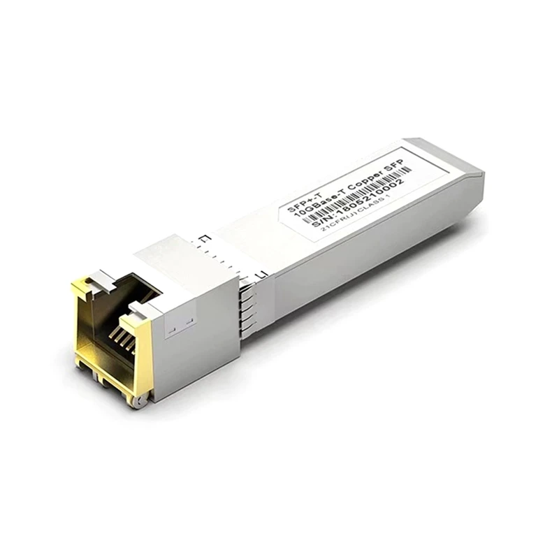 Módulo SFP + interruptor RJ45, conector GBIC 10G, Cable de cobre SFP, Puerto eléctrico 10G, módulo óptico, puerto Ethernet