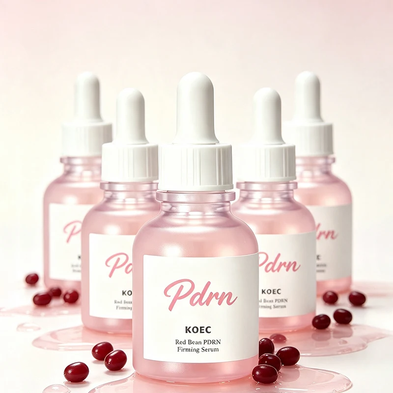 Red Bean PDRN Facial Firming Serum 30ml Deep Hydrating Smooth Skin Moisturizing Soothing Essence Even Skin Tone Korean Skincare