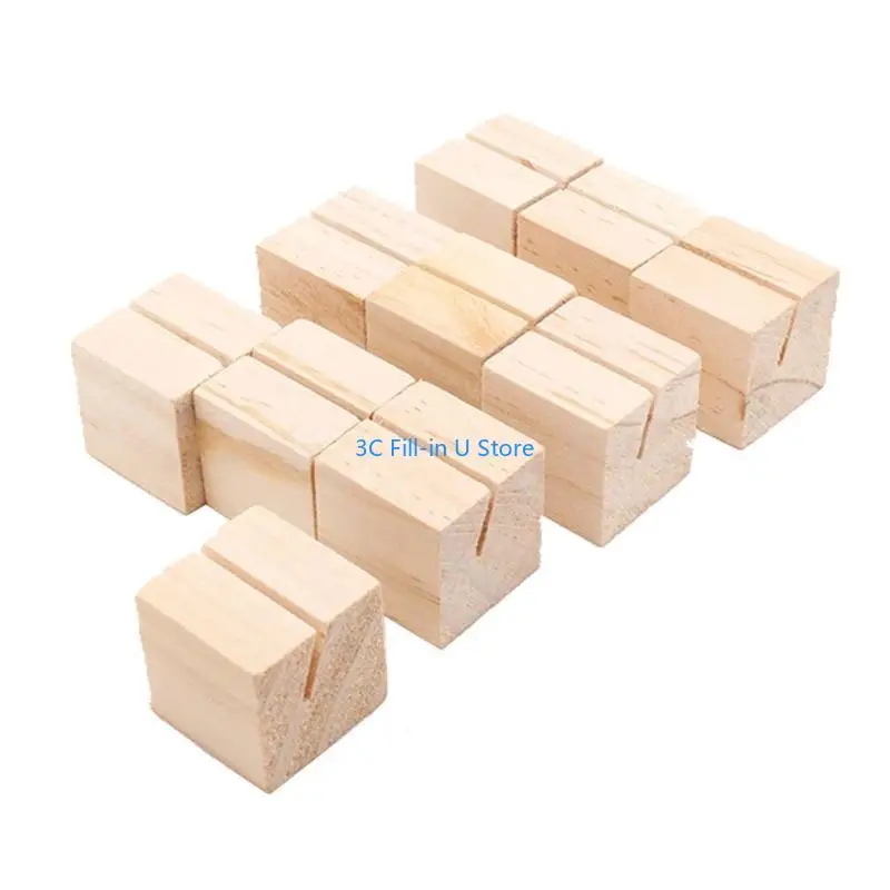 G8TA 20Pcs Name Card Holders Table Number Holders Memos Photo Holders