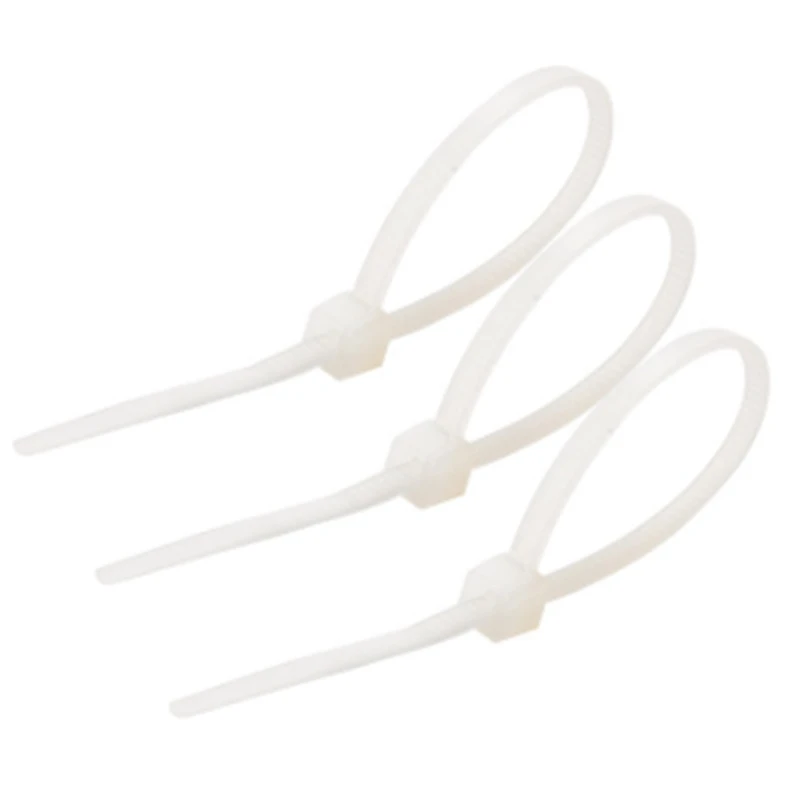 200Pcs 플라스틱 나일론 케이블 타이 자동 잠금 코드 스트랩 조정 가능한 케이블 고정 루프 홈 오피스 와이어 지퍼 타이