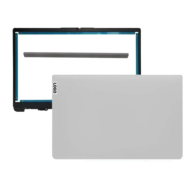 

New LCD Back Case Frame For Lenovo IdeaPad 1 15ADA7 IdeaPad 1 15AMN7 2022 Laptop Screen Top Cover Front Bezel Hinge Shell Silver