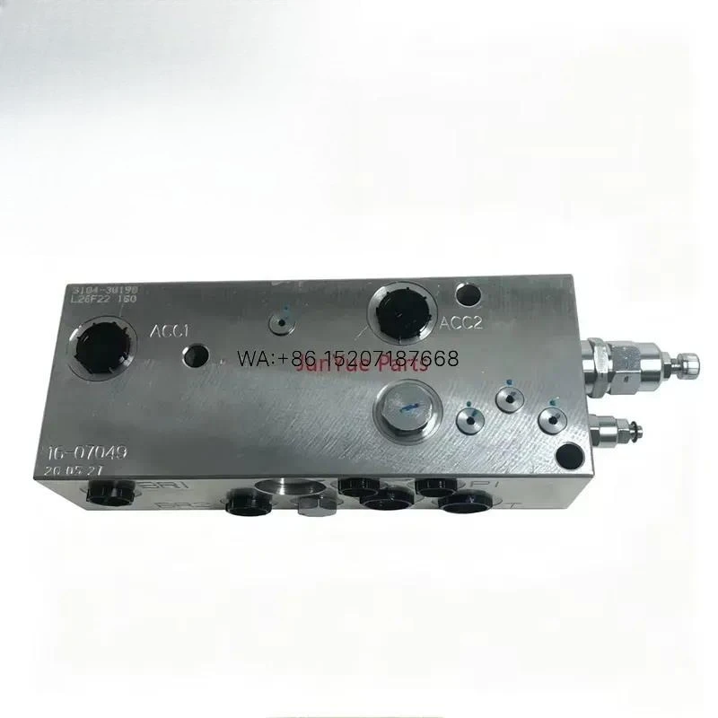 Wmwmnu for Hydraulic Manifold Valve Block 3104-30190 16-07049 Excavator Pilot Control Valve Assembly Attachment Multi-way