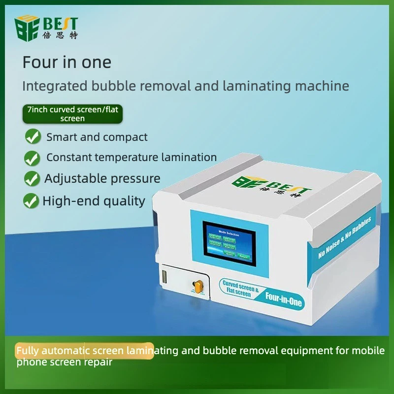 Curved Screen Press Machine Laminating Debubbling All In One Mobile Phone Repair Vacuum Laminator For Curved Display