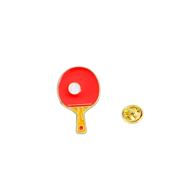 Metal Enamel Sports Brooch Pins Ball Soccer Volleyball Basketball Tennis Brooches Badge For Women Men Sportsman Clothes Jewelry