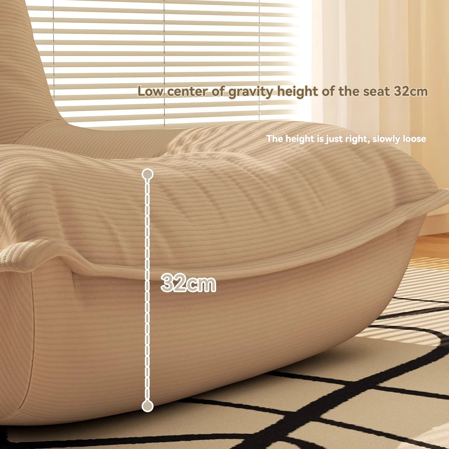 لصالون Canapé Hiver Paresseux صالون Personne Seule Siileg Balcon Chambre Tissu #3