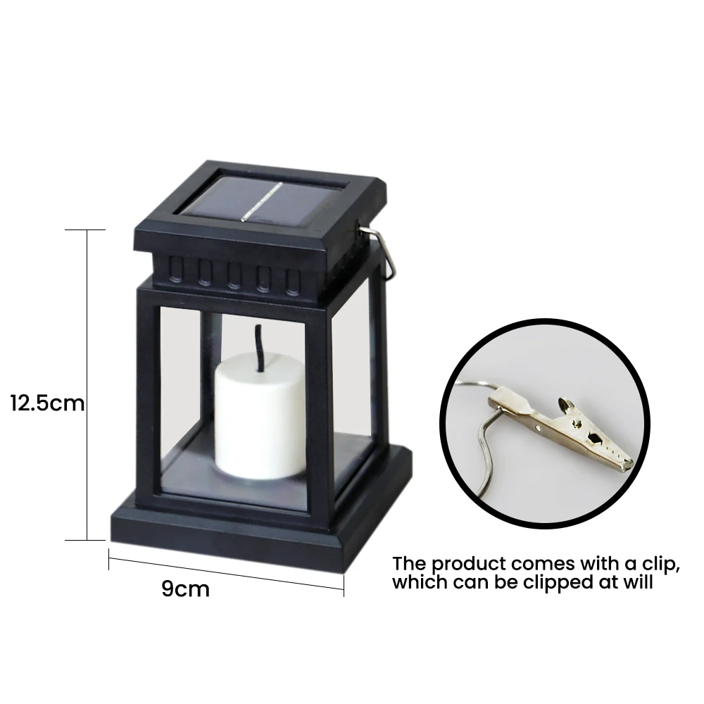 Solar Palace Lantern LED Lawn Lights Garden Decor Landscape Courtyard Outdoor Hanging Candle Lamps Floor Lights Navidad Decor