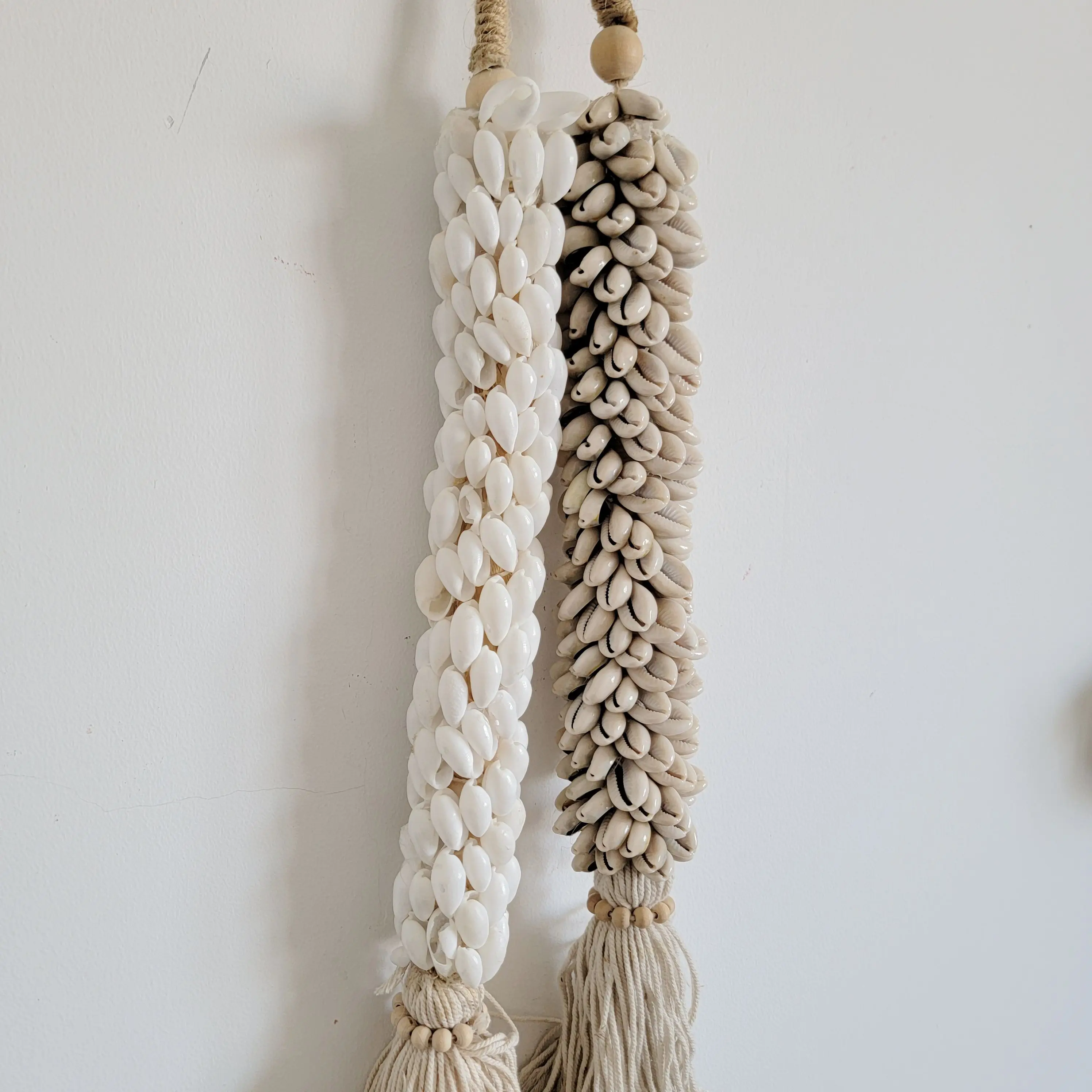 2pcs/set SHELL DECORATIONS-SEA SHELLS BOHO HANGING-SHELL hanger