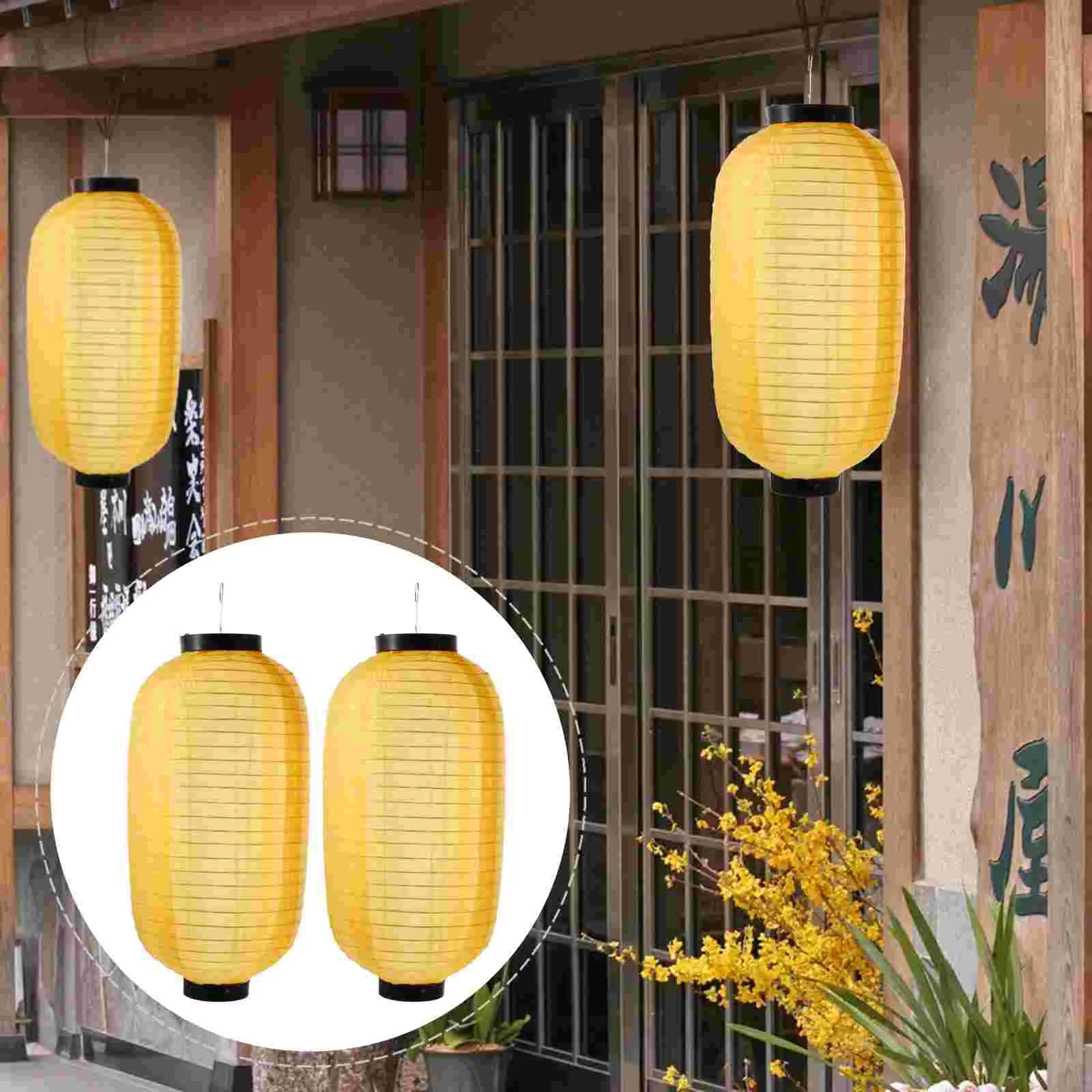 

Japanese Style Lanterns 10 Inch Traditional Chinese Printing Hanging Lanterns Bistro Ramen Sashimi Sushi Restaurant Decoration