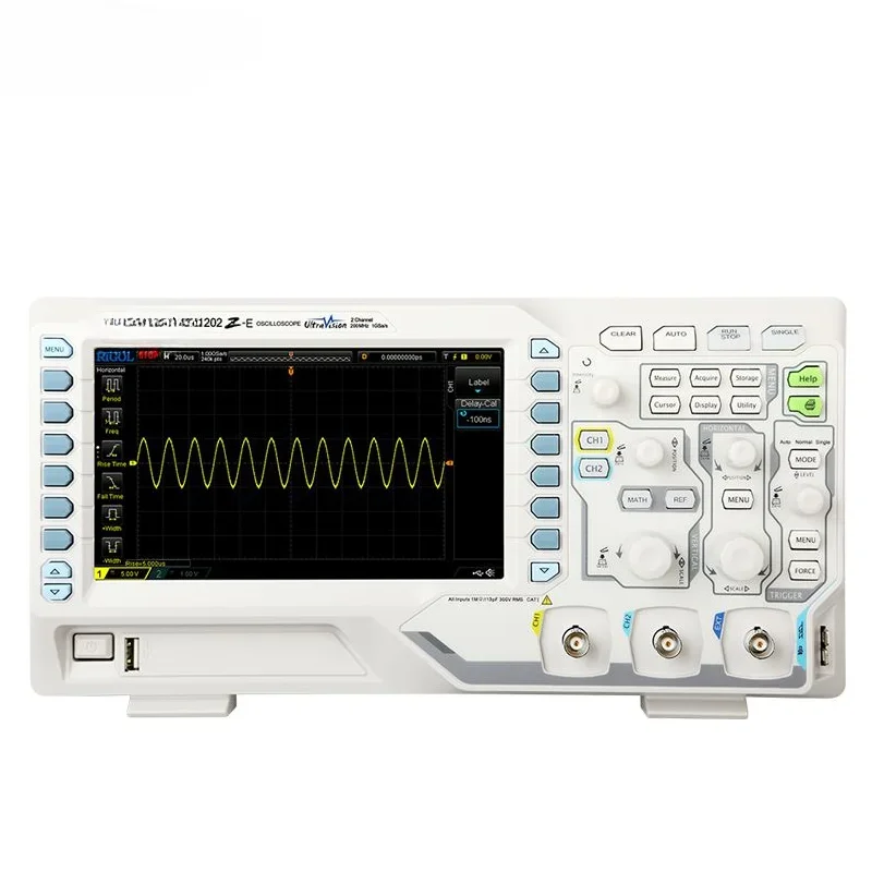 DS1202Z-E 2 チャンネル、200MHz デジタル オシロスコープ、24 Mpts、1 GSa/s