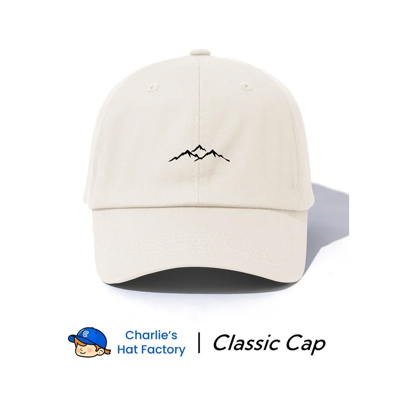 1 pc MOUNTAIN  Printed Baseball Cap, Stylish Trendy Classic Soft Sweatband Adjustable Size