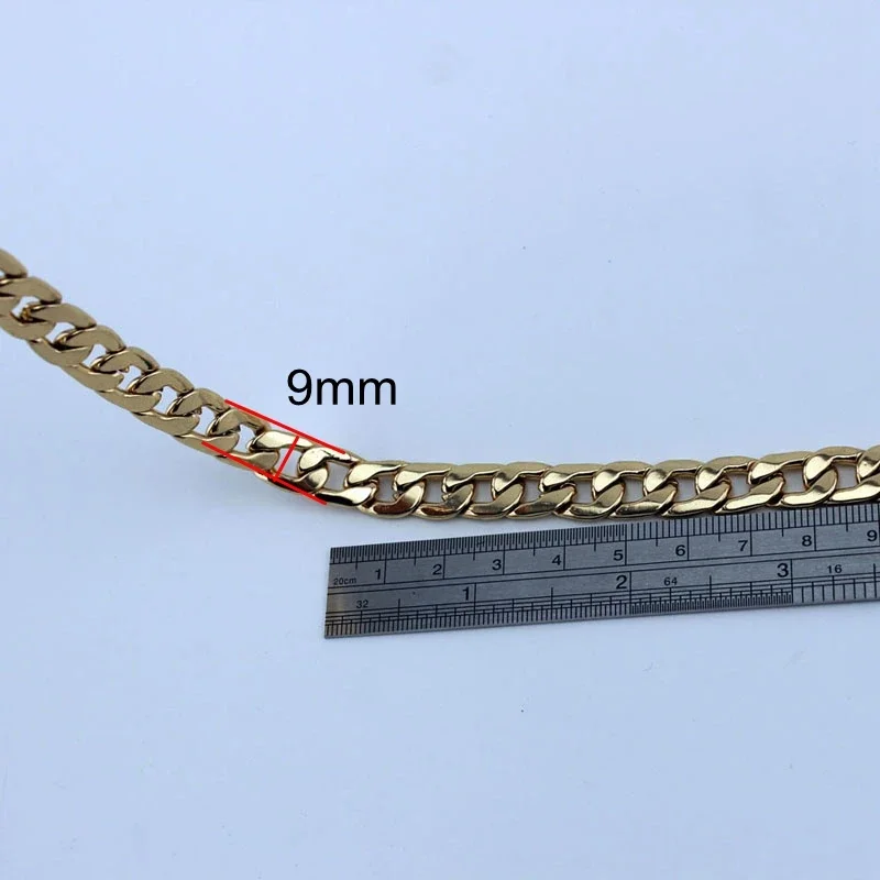 10 meters 4 colors 9mm wide oval chains metal DIY chain handmade handbags chain