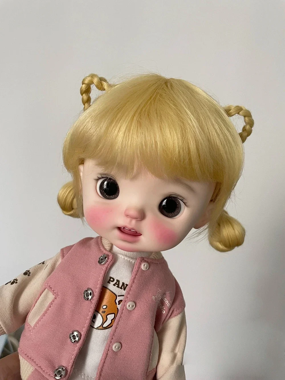 New sd bjd doll1/6- Tongue Out Girl 25cm Double eyelid and single eyelid doll resin toy birthday gift Spot makeup free shipping