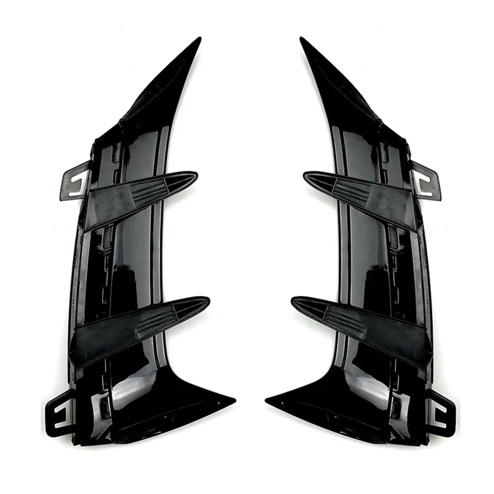 

ABS Plastic Car Rear Bumper Lip Spoiler Splitter Canards for Mercedes For Benz CLA W177 Easy Installation Black Color