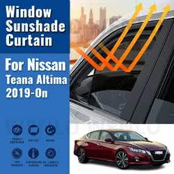 Per Nissan Altima L34 2019-2024 Auto Magnetica Parasole Scudo Parabrezza Anteriore Telaio Tenda Lunotto Laterale Posteriore Parasole Visiera