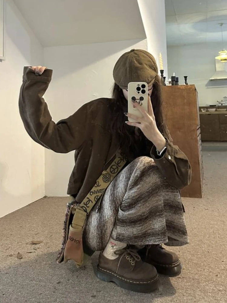 Dresses Women Knitting Cozy Ins Sleeveless Autumn Gentle Cool Fashionable Ulzzang Leisure Long Vestidos Harajuku Y2k Streetwear